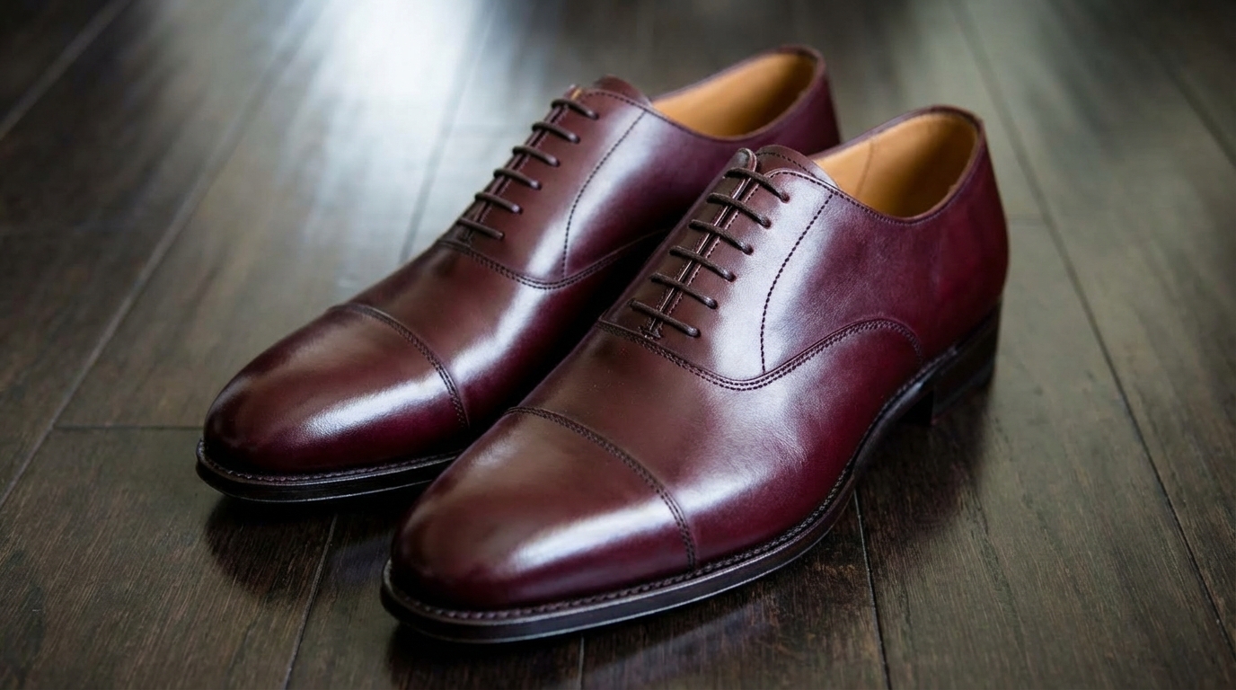 Burgundy Oxford Shoes